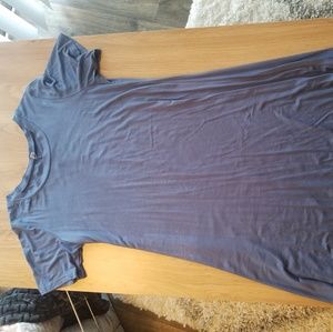 Blue t shirt dress